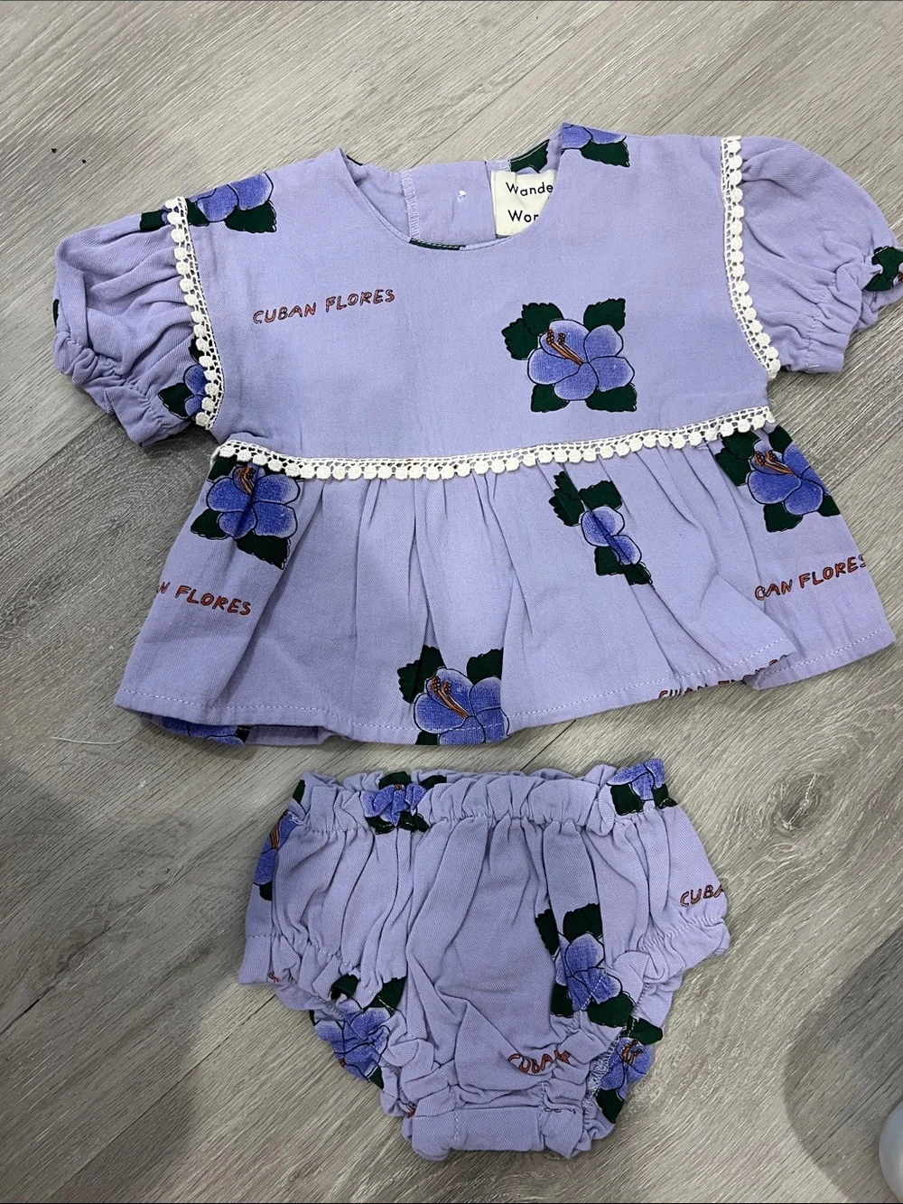 Lavender Floral baby Set